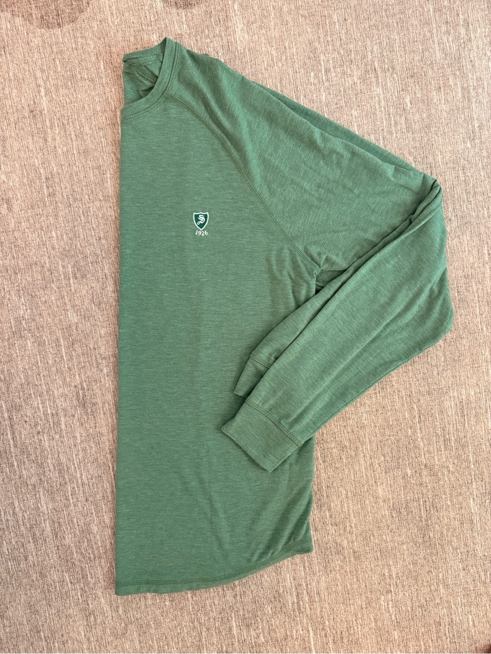 Onward Reserve Sedgefield ⛳️ Men's Green Long-Sleeve Logo Tee large